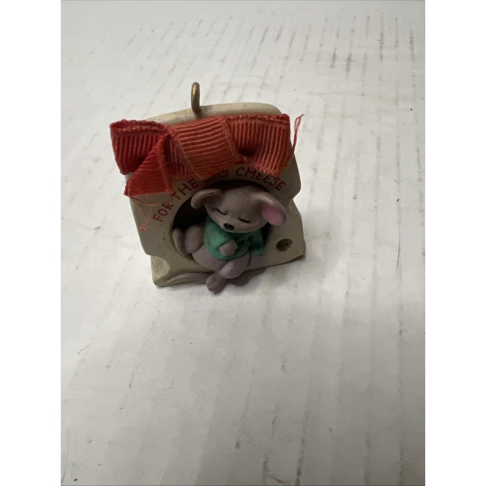 Vintage 1991 Hallmark Keepsake Ornament 'The Big Cheese' 🧀🐀